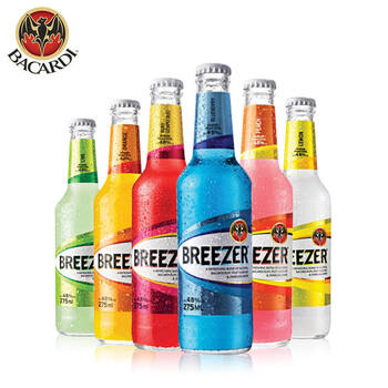 6瓶超级博克迷你黑啤酒200ml 6瓶百加得混合