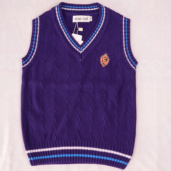 暖宾2014新品中大童男童毛线<em>背心</em>纯棉<em>儿童针</em>