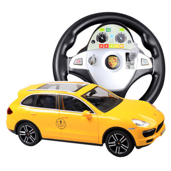 双鹰玩具 方向盘遥控车 重力感应保时捷卡宴 仿