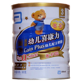 雅培 智护金装喜康力较大婴儿配方奶粉2段 400g*3\/盒-9518比价网