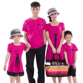 宇贝儿 2014新品亲子装全家装夏装<em>母女</em> 裙938