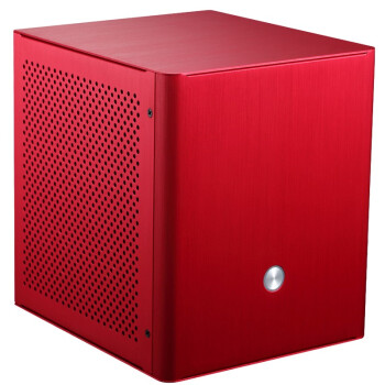 乔思伯（JONSBO） V2 ITX机箱 全铝 红色 支持MICRO小电源