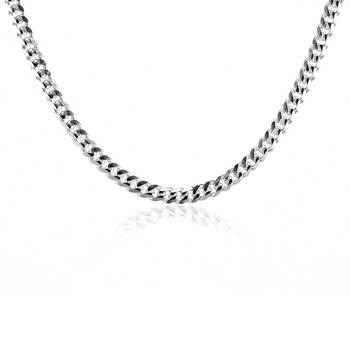艾莉 银项链男士千足银平链马鞭链33克6毫米宽 33克6毫米【图片 价格 品牌 报价】-京东商城