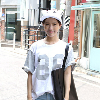 宿可爱萌系米奇耳朵卡通平檐嘻哈<em>棒球帽子女</em>潮