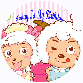 孩派/生日派对道具/主角胸章/派对用品/生日派对装饰/喜羊羊/个