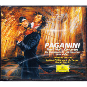 阿卡多 - 帕格尼尼 六首小提琴协奏曲 3CD