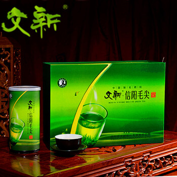 文新信阳毛尖最新生产春茶信阳毛尖 绿茶礼盒