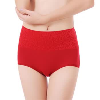 仙痕Xianhen女<em>内裤</em>纯棉中腰 大码胖MM<em>女士纯</em>