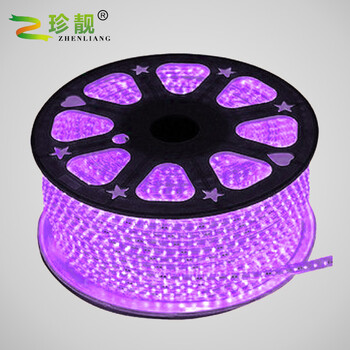 
                                        珍靓LED3528灯带5050贴片灯条高压防水3014高亮120珠暗槽背景装饰软光带 蓝色 5050家装款60灯珠                