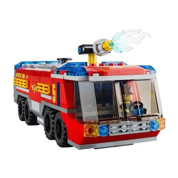 乐高(lego)积木玩具城市系列机场消防车积木拼插玩具l