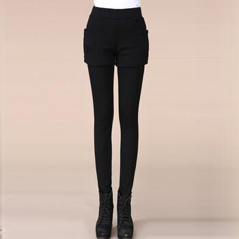 纯粹印记<em>2013短裤</em>假两件<em>打底</em>裤加绒秋<em>打底</em>裤