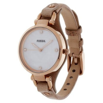 FOSSIL 白色<em>时尚女士手表ES</em>2047小组,FOSS