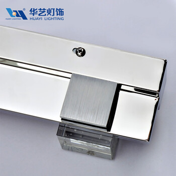 华艺灯饰 现代简约 LED水晶灯镜前灯 浴室卫生间卧室壁灯具 KB05 4头 12W 长59cm
