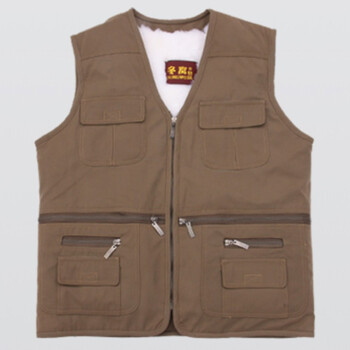 真皮<em>男士长</em>羊毛皮草<em>马甲</em>棉羊皮坎肩背心中老年