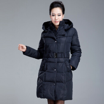 中长款羽绒服 加厚大码 藏蓝色 xxxl(128-140斤之间【图片 价格 品牌