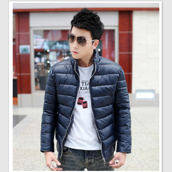 亚捷服饰 冬装棉服2014新款棉衣男士冬季外套 男立领短款棉衣b150