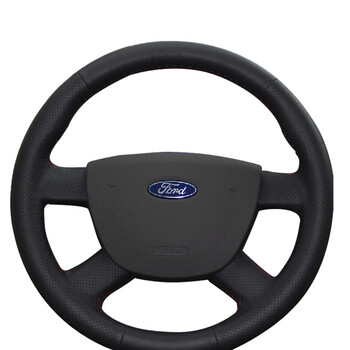 酷斯特 经典福克斯方向盘套 徐记 手缝真皮方向