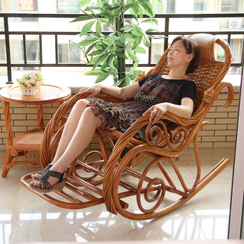 遥椅摇摇椅老人椅午休椅特价真藤子 摇椅配<em>B</em>款