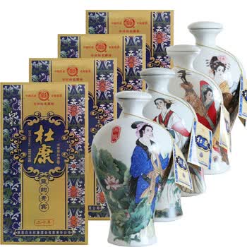 杜康四大美女52度1000ml*4【图片价格品牌报价】-