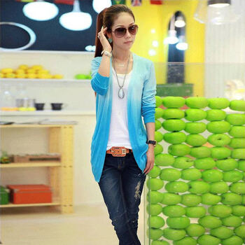 奢麦 2014春装新款百搭<em>时尚针织衫女开衫</em>长袖