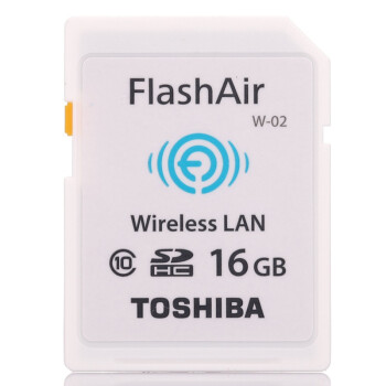 东芝（TOSHIBA）16G FlashAir无线局域网嵌入式SDHC存储卡(Class10)