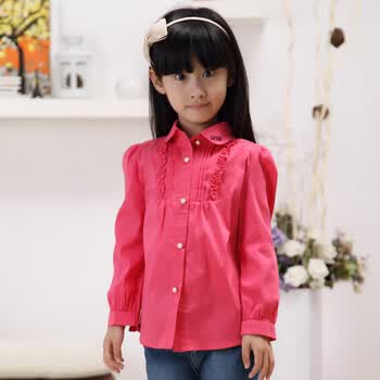 娃娃谷/Baby-q<em>女童</em>竖条纹蝴蝶结梭织<em>长袖衬衫</em>