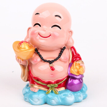 Q版小神仙摆件 车上小公仔台湾好神公仔摆设福