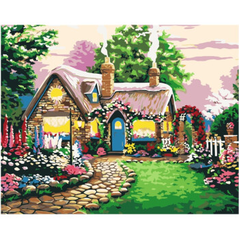 晟旎尚品 DIY数字油画童话小屋 40*50cm