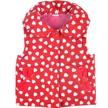 香港minicoco 童装<em>女冬装 马甲</em> 女童外套 儿童服