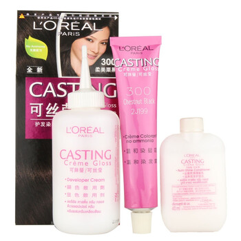欧莱雅（LOREAL）可丝莹温和染发霜300（柔美栗黑）