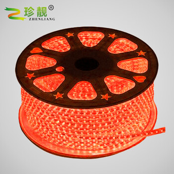 
                                        珍靓LED3528灯带5050贴片灯条高压防水3014高亮120珠暗槽背景装饰软光带 蓝色 5050家装款60灯珠                