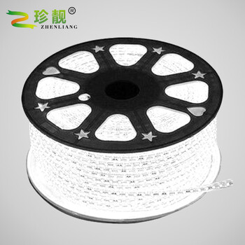 
                                        珍靓LED3528灯带5050贴片灯条高压防水3014高亮120珠暗槽背景装饰软光带 蓝色 5050家装款60灯珠                