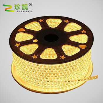 
                                        珍靓LED3528灯带5050贴片灯条高压防水3014高亮120珠暗槽背景装饰软光带 蓝色 5050家装款60灯珠                
