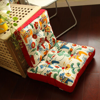 
                                        乐唯仕木马童话胖子垫蒲团垫 包边 48cm*48cm*8cm                