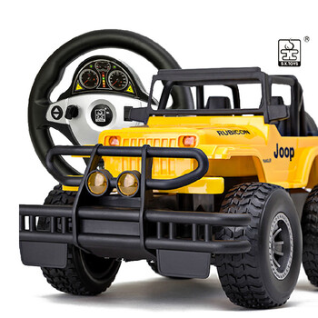 胜雄方向盘遥控车越野车遥控汽车儿童玩具车 