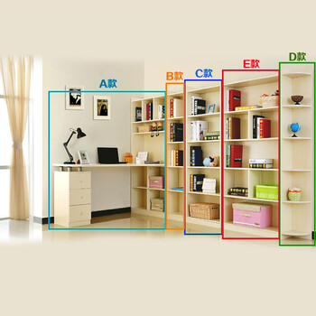 Delobon 1.8米电脑桌柜组合 欧洲E1级优质进口
