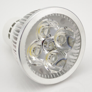 
                                                                                倍靓LEDGU5.3全电压110V/220V射灯灯杯4W插脚灯泡50mm不配变压器可送插头4606D 正白                