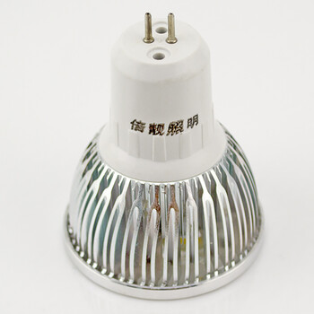 
                                                                                倍靓LEDGU5.3全电压110V/220V射灯灯杯4W插脚灯泡50mm不配变压器可送插头4606D 正白                