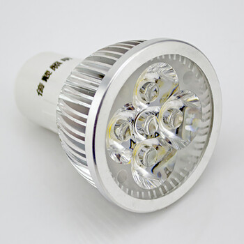 
                                                                                倍靓LEDGU5.3全电压110V/220V射灯灯杯4W插脚灯泡50mm不配变压器可送插头4606D 正白                