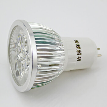 
                                                                                倍靓LEDGU5.3全电压110V/220V射灯灯杯4W插脚灯泡50mm不配变压器可送插头4606D 正白                