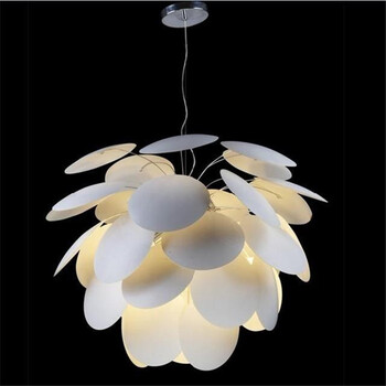 宏吉时尚艺术北欧风格宜家铝材松果吊灯新古典