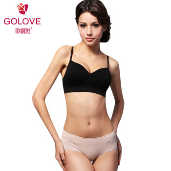 歌丽雅【货到付款】无钢圈<em>文胸女</em>无托防下垂舒