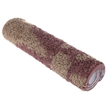 素雅特（SUYATE）地垫 防滑吸水除尘玄关垫 50*80cm 1013-003 咖白花朵
