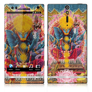 IdeaSkin 索尼 LT26i/Xperia S/Xperia Arc HD 皮肤 象神犍尼萨 外壳保护套皮贴膜 BDGC722081