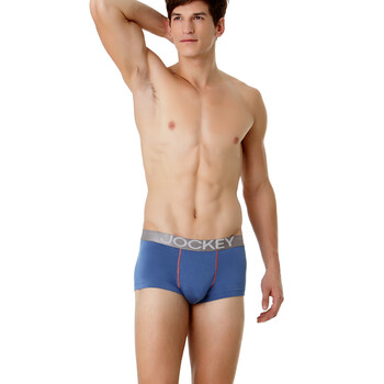 Jockey居可衣 2012春夏新品 男式超细莫代尔平角裤 JJ12281323 219海蓝色 XL