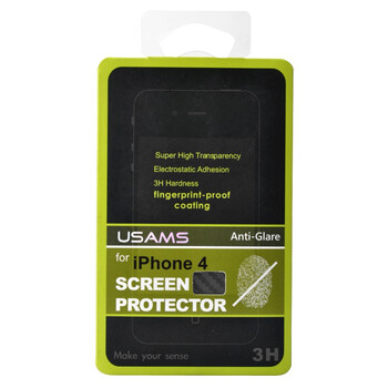 优胜仕（USAMS）苹果iPhone4s 保护膜 碳纤维纹背贴+磨砂前膜 适用于苹果iPhone4/4s