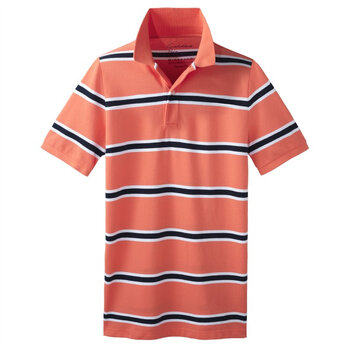 Giordano佐丹奴 Polo 男炫彩个性横间修身POLO 01012014 明黄 XL