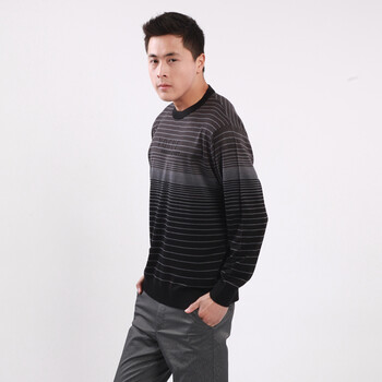 玛可威格2012秋季新款<em>男装</em>圆领时尚休闲<em>英文</em>