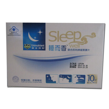 睡而香（联合邦利牌褪黑素片)10片 改善睡眠