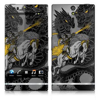 IdeaSkin 索尼 LT26i/Xperia S/Xperia Arc HD 皮肤 降龙骑士 外壳保护套皮贴膜 BDGC081924
